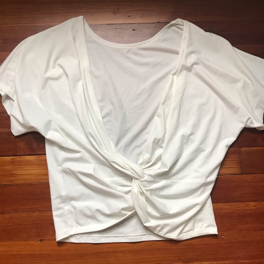 Deep V Crop Top